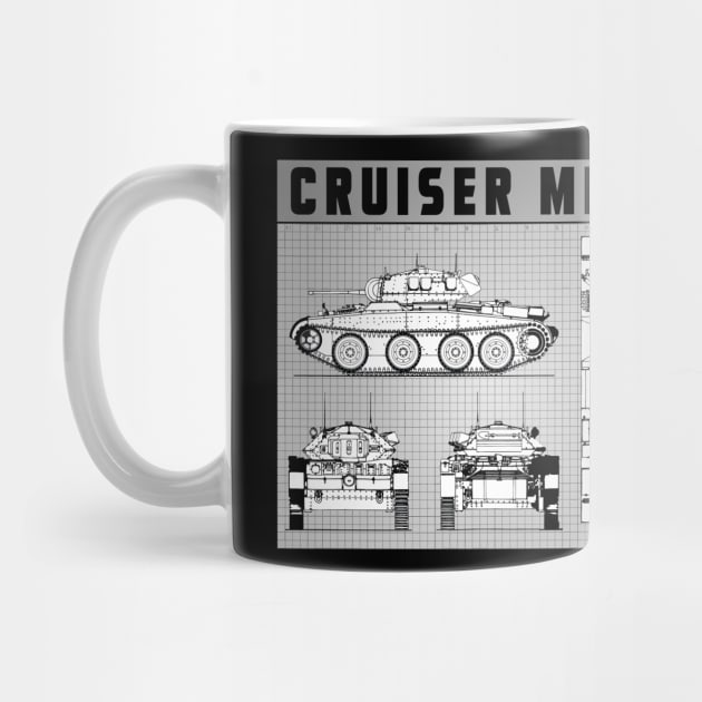 CRUISER WW2 TANK by theanomalius_merch